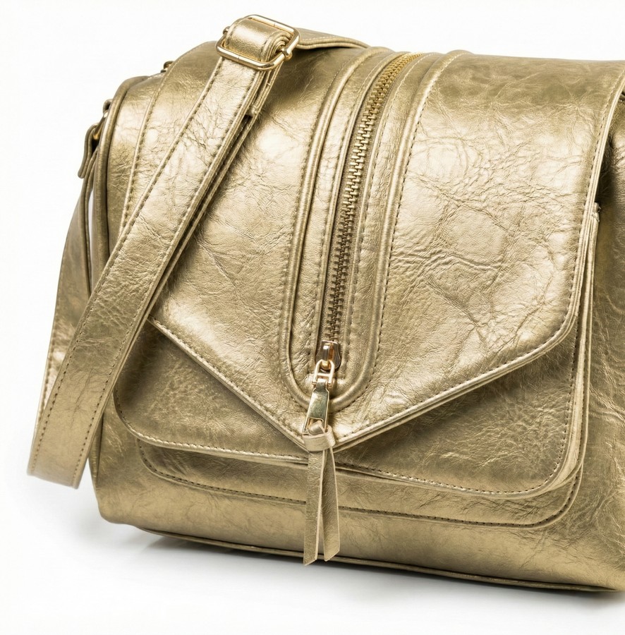  شنطة كروس جلد إيطالي مستورد لون أوكسيد مقاس 23×28